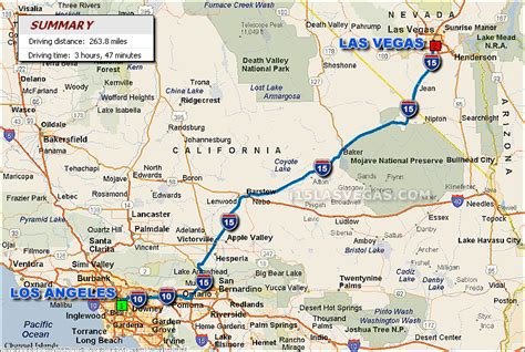 how far is las vegas from los angeles|las vegas to california distance.